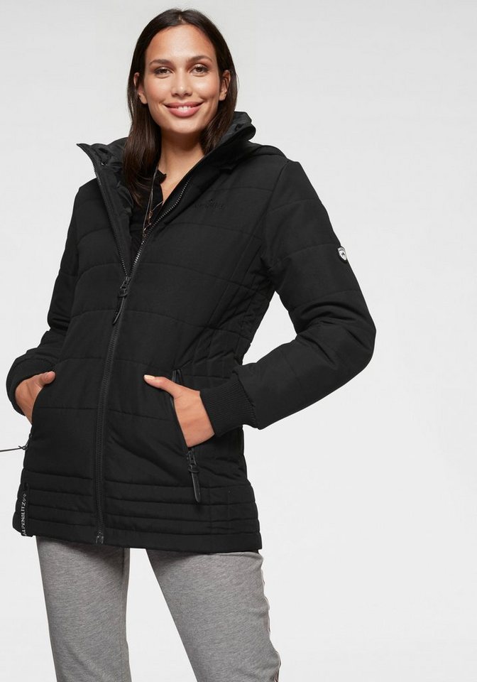 ALPENBLITZ Steppjacke Flockenwirbel für den Übergang, aus leichtem Material, unifarbenes Design von ALPENBLITZ