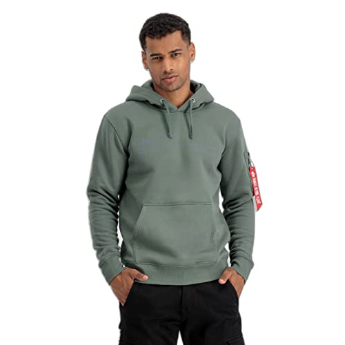 ALPHA INDUSTRIES AI Reflective Hoody Kapuzensweat für Herren Vintage Green von ALPHA INDUSTRIES