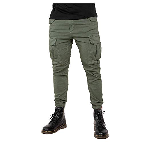 Alpha Industries Herren Airman Pant Freizeithose, Dark Olive, 32 von Alpha Industries