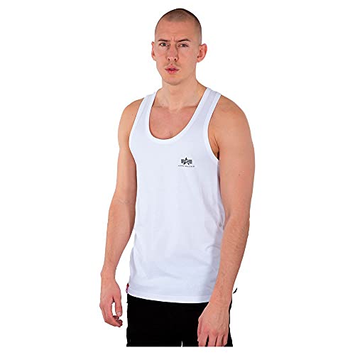 Alpha Industries Basic Tank BB SL Tank Top für Herren White von ALPHA INDUSTRIES