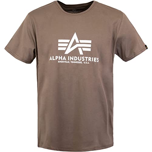 ALPHA INDUSTRIES Basic T-Shirt (Taupe, 3XL) von ALPHA INDUSTRIES