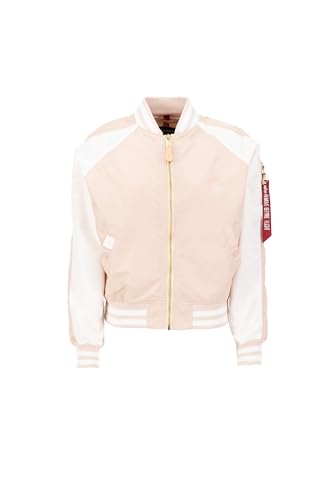 ALPHA INDUSTRIES Damen MA-1 OS LW Raglan Wmn Bomberjacke, Pale Peach, L ALPHA INDUSTRIES Damen MA-1 OS LW Raglan Wmn Bomberjacke, Pale Peach, L von ALPHA INDUSTRIES