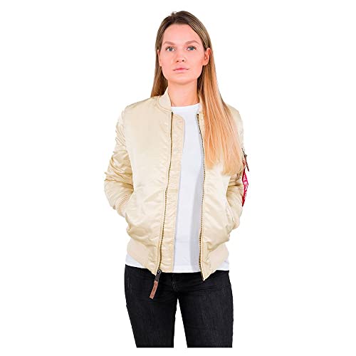 Alpha Industries Damen MA-1 VF 59 Wmn Bomberjacke, Caramel, S von ALPHA INDUSTRIES