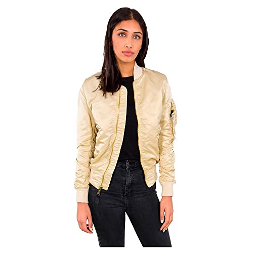 ALPHA INDUSTRIES Damen MA-1 VF LW Wmn Bomberjacke, Caramel, M ALPHA INDUSTRIES Damen MA-1 VF LW Wmn Bomberjacke, Caramel, M von ALPHA INDUSTRIES