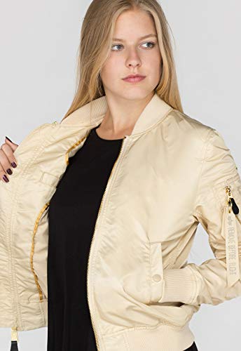ALPHA INDUSTRIES MA-1 VF LW Wmn Bomberjacke für Damen Caramel von ALPHA INDUSTRIES