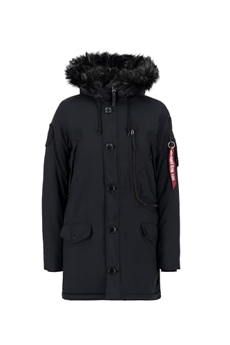 ALPHA INDUSTRIES Damen Polar Jacket Wmn Baby Jacke, 404-all Black, XS von ALPHA INDUSTRIES