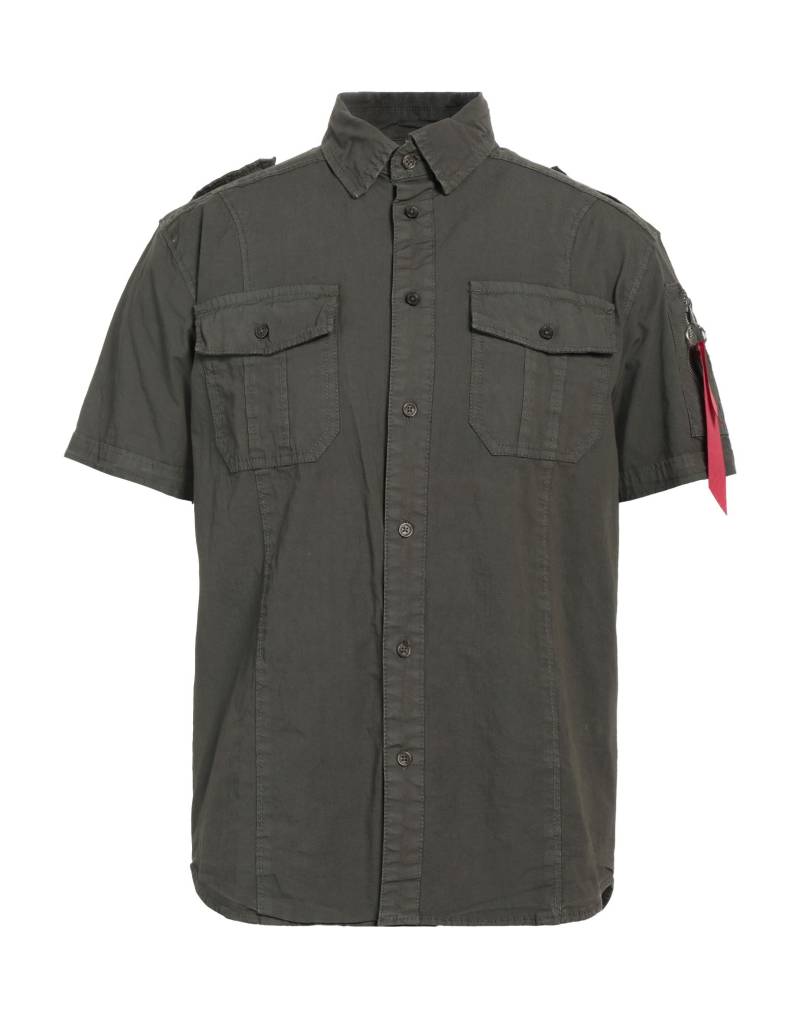 ALPHA INDUSTRIES Hemd Herren Blei von ALPHA INDUSTRIES
