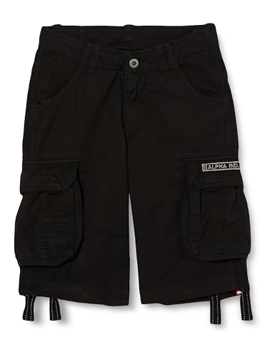 ALPHA INDUSTRIES Herren Alpha Indutries Jet Pour Homme Shorts, Schwarz, 27W ALPHA INDUSTRIES Herren Alpha Indutries Jet Pour Homme Shorts, Schwarz, 27W von ALPHA INDUSTRIES