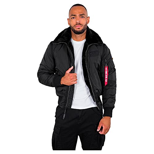 ALPHA INDUSTRIES Herren B15-3 TT Bomberjacke, Black, L von ALPHA INDUSTRIES