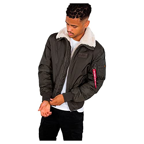 ALPHA INDUSTRIES Herren B15-3 TT Bomberjacke, Black Olive, L von ALPHA INDUSTRIES
