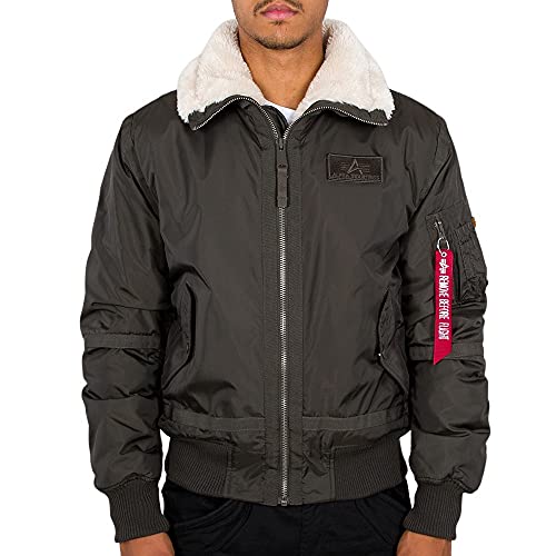 ALPHA INDUSTRIES Herren B15-3 TT Bomberjacke, Black Olive, XS von ALPHA INDUSTRIES