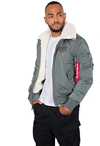 ALPHA INDUSTRIES Herren B15-3 TT Bomberjacke, Vintage Green, 2 XL von ALPHA INDUSTRIES