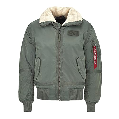 ALPHA INDUSTRIES Herren B15-3 TT Bomberjacke, Vintage Green, M von ALPHA INDUSTRIES