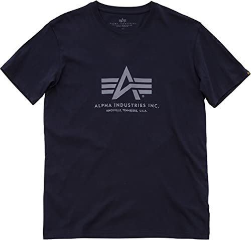 Alpha Industries Herren Basic T-Shirt, Rep.Blue, M von ALPHA INDUSTRIES