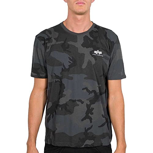 Alpha Industries Herren Basic T Small Logo T-Shirt, Schwarz Camo, Large Alpha Industries Herren Basic T Small Logo T-Shirt, Schwarz Camo, Large von ALPHA INDUSTRIES