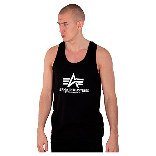 Alpha Industries Herren Basic BB Tank Top T-Shirt, Black, M von ALPHA INDUSTRIES