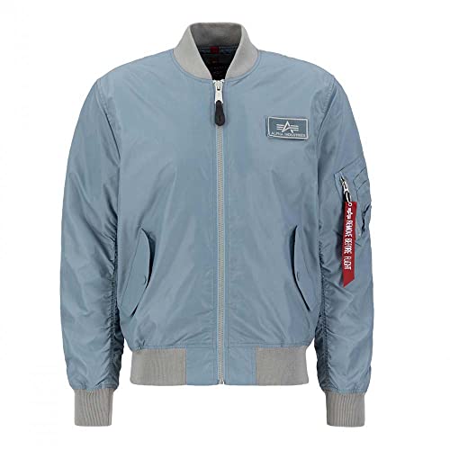 Alpha Industries MA-1 TTC Bomberjacke für Herren Greyblue von Alpha Industries