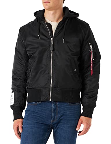 Alpha Industries Herren MA-1 ZHP Bomberjacke, Black, M von ALPHA INDUSTRIES