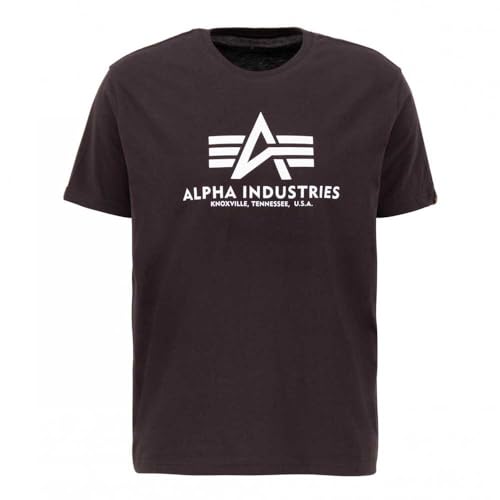 ALPHA INDUSTRIES Herren Camiseta Basic para Hombre Unterhemd, Blickdicht, Jagdbraun, M von ALPHA INDUSTRIES