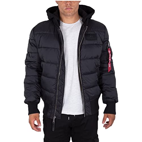 Alpha Industries Herren MA-1 ZH Puffer FD Winterjacke, Black, M von ALPHA INDUSTRIES