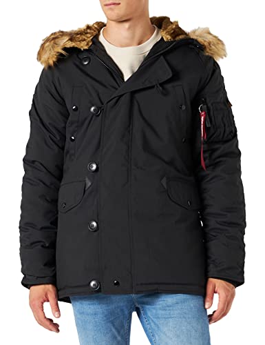 Alpha Industries Herren Explorer Winterjacke Jacke, Schwarz (Black 03), XXX-Large von ALPHA INDUSTRIES