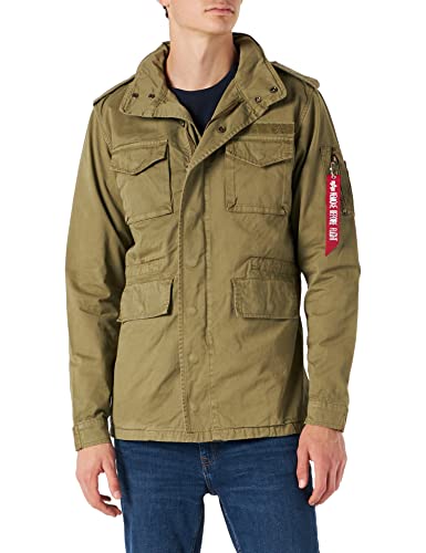 Alpha Industries Herren Huntington Feldjacke, Olive, XL von ALPHA INDUSTRIES