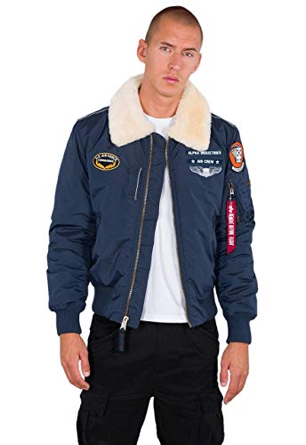 ALPHA INDUSTRIES Herren Injector III Air Force Bomberjacke, New Navy, XL von ALPHA INDUSTRIES