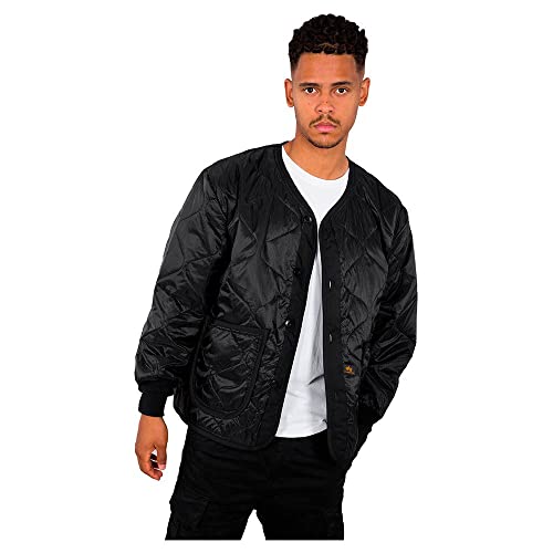 Alpha Industries Herren Liner Feldjacke, Black, M von ALPHA INDUSTRIES