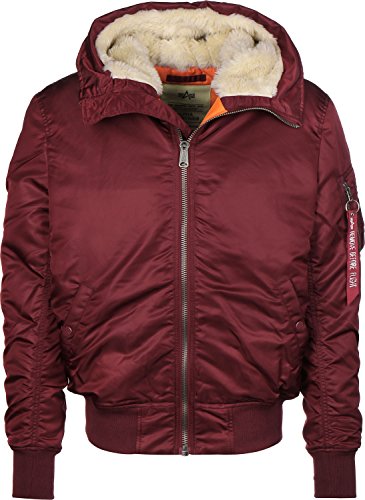 ALPHA INDUSTRIES Herren MA-1 Hooded Bomberjacke, Weinrot, Large ALPHA INDUSTRIES Herren MA-1 Hooded Bomberjacke, Weinrot, Large von ALPHA INDUSTRIES