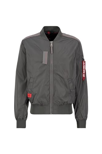 ALPHA INDUSTRIES Herren MA-1 Parachute Bomberjacke, Greyblack, XXL von ALPHA INDUSTRIES