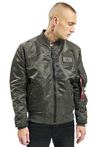 Alpha Industries Herren MA-1 TT Custom Bomberjacke, Dunkelgrau, 3XL von ALPHA INDUSTRIES