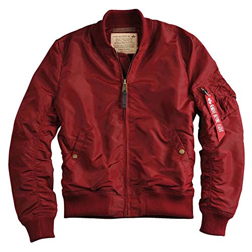 Alpha Industries Herren MA-1 TT Bomberjacke, Burgundy, XS Alpha Industries Herren MA-1 TT Bomberjacke, Burgundy, XS von Alpha Industries