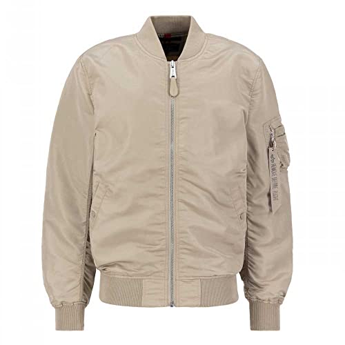 ALPHA INDUSTRIES Herren MA-1 VF LW Bomberjacke, Vintage Sand, S von ALPHA INDUSTRIES