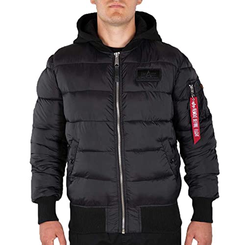 Alpha Industries Herren MA-1 ZH Puffer FD Winterjacke, Black, M von ALPHA INDUSTRIES