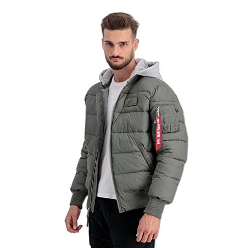 Alpha Industries Herren MA-1 ZH Puffer FD Winterjacke, Vintage Green, M von ALPHA INDUSTRIES