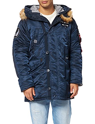 Alpha Industries Herren N3B Airborne Winterjacke, Rep.Blue, 3XL von ALPHA INDUSTRIES