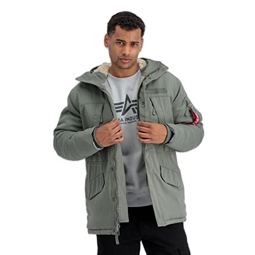 Alpha Industries Herren N3B Expedition Parka Winterjacke, Vintage Green, XL von ALPHA INDUSTRIES