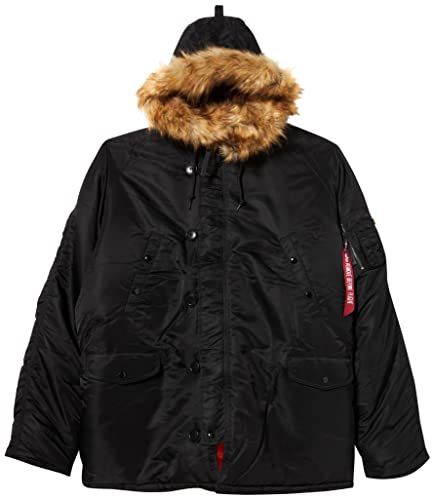 Alpha Industries Herren N3B VF 59 Winterjacke für Damen Jacke, Schwarz (Black 03), XX-Large von ALPHA INDUSTRIES