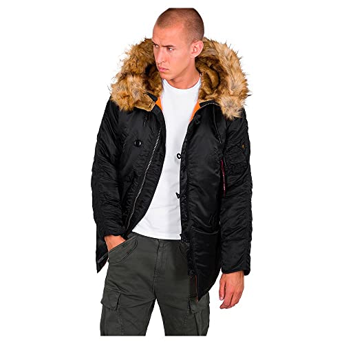 Alpha Industries Herren N3B VF 59 Winterjacke für Damen Mantel, Schwarz (Black 03), Small von Alpha Industries