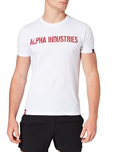 Alpha Industries Herren RBF Moto T-Shirt, White, S von ALPHA INDUSTRIES