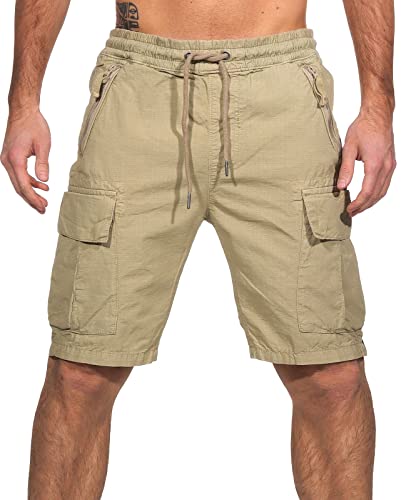 Alpha Industries Herren Ripstop Jogger Shorts, Sand, XXL von ALPHA INDUSTRIES