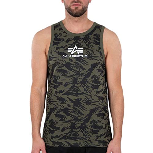 Alpha Industries Basic Tank Camo Tank Top für Herren Brushstroke Green Alpha Industries Basic Tank Camo Tank Top für Herren Brushstroke Green von ALPHA INDUSTRIES