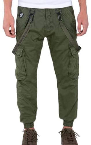 Alpha Industries Herren Utility Pant Freizeithose Hose, Dark Olive, 30 von ALPHA INDUSTRIES