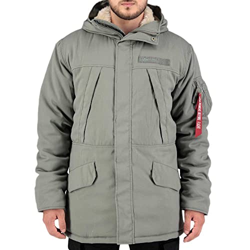 Alpha Industries Herren N3B Expedition Parka Winterjacke, Vintage Green, XL von ALPHA INDUSTRIES