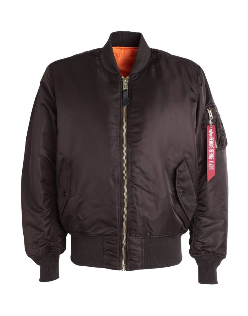 ALPHA INDUSTRIES Jacke & Anorak Herren Schokobraun von ALPHA INDUSTRIES