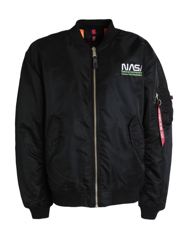 ALPHA INDUSTRIES Jacke & Anorak Herren Schwarz von ALPHA INDUSTRIES