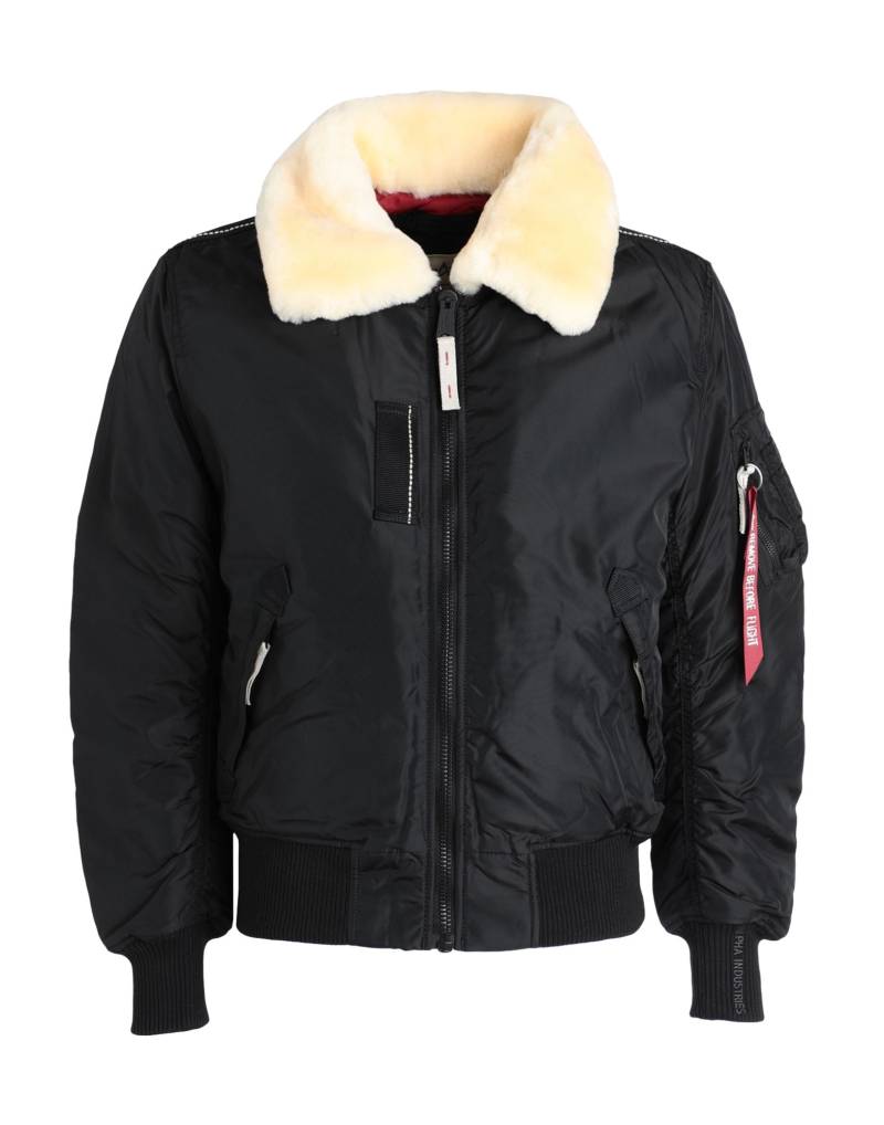 ALPHA INDUSTRIES Jacke & Anorak Herren Schwarz von ALPHA INDUSTRIES