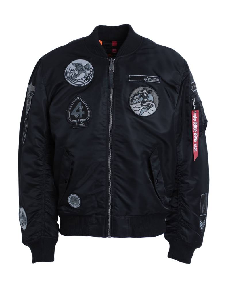 ALPHA INDUSTRIES Jacke & Anorak Herren Schwarz von ALPHA INDUSTRIES