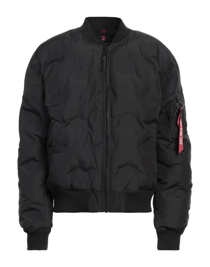ALPHA INDUSTRIES Jacke & Anorak Herren Schwarz von ALPHA INDUSTRIES
