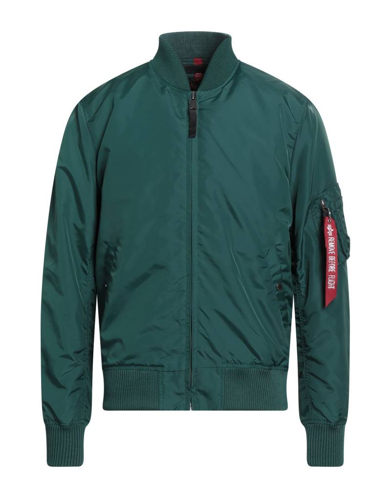 ALPHA INDUSTRIES Jacke & Anorak Herren Smaragdgrün von ALPHA INDUSTRIES